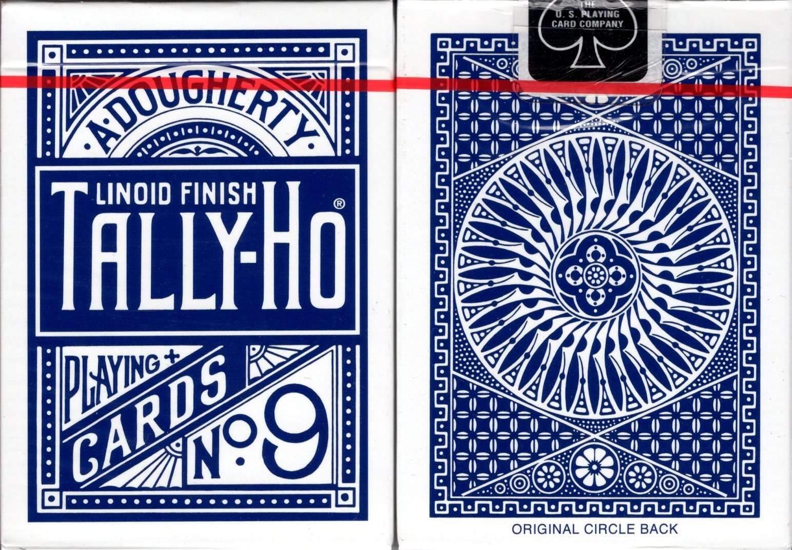 Tally Ho Blue (Circle) MetalLuxe Playing Cards by US Playing Cards Tally Ho Blue (Circle) MetalLuxe Playing Cards by US Playing Cards