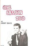 One Balloon Zoo by Jimmy Davis - Book