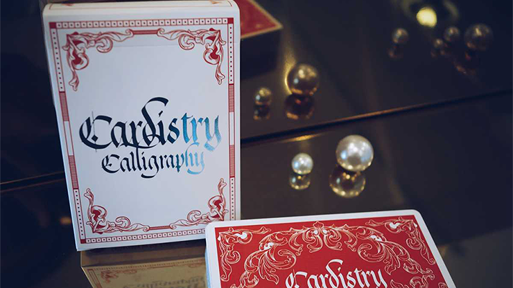 Cardistry Calligraphy Playing Cards (Red, Blue, X Golden
