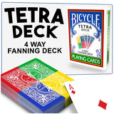 Bicycle Tetra Deck by Magic Makers - Deck