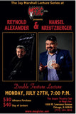 Alexander and Kreutzberger Double Feature Lecture - July 27th - Event