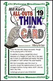 Ron Bauer's Private Studies Vol. 19 - All-Outs Think of a Card - Book