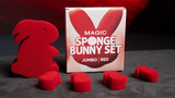 Magic Sponge Bunny Rabbit Set (Red) - Trick
