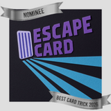 Escape Card by Rizki Nanda (Bicycle Red) - Trick