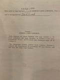 Andrus Card Control - SIGNED (Vol 1 and 2) by Jerry Andrus - Book