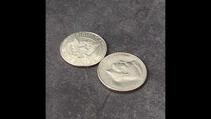 Power Coin (Magnetic Half) by Himitsu Magic - Trick