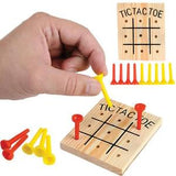 Wooden Tic Tac Toe Game - Novelty