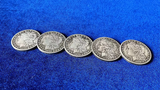 Normal Morgan Coin (SET of 5 dollar-sized replica coins) - Supply