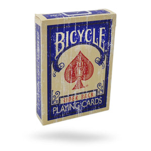 Faded Back Bicycle Deck (Red or Blue) - Playing Card