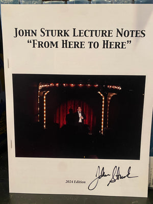 From Here to Here: John Sturk Lecture Notes 2024 - Book