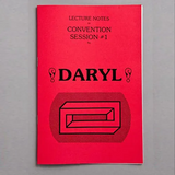 Convention Session #1 by Daryl - Book