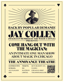 Jay Collen - Come Hang Out With The Magician - SHOW