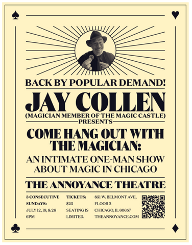 Jay Collen - Come Hang Out With The Magician - SHOW