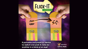 Flick It (Instant Post-It Note Change) by Manuel Seminario - Trick