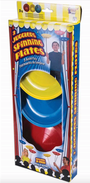 Juggler Spinning Plates (3 Plate Set) - Juggling
