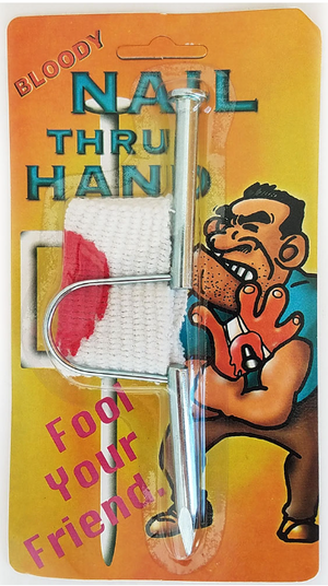 Bloody Nail Through Hand - Joke