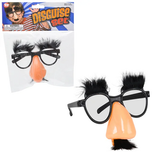 Fuzzy Puss Glasses (Groucho style) - Novelty