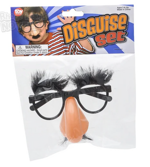 Fuzzy Puss Glasses (Groucho style) - Novelty