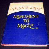 Dunninger's Monument to Magic by Joseph Dunninger - Used Book