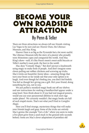 Mac King's Campfire Magic - Book