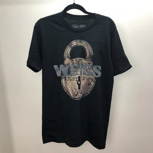 Weiss Lock Tee (Black or Maroon) - Apparel