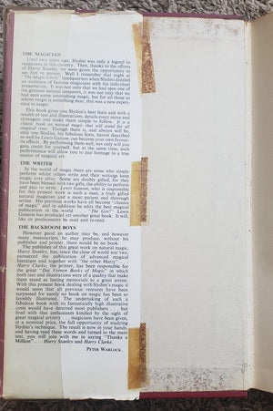 The Magic of Slydini By Lewis Ganson - Book