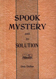 Spook Mystery and Its Solution by I. Prendergast - Book