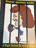 Magic Behind Bars by Antony Gerard - Book