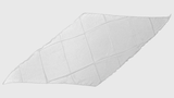 Diamond Cut Silk Handkerchiefs - Assorted Colors and Sizes