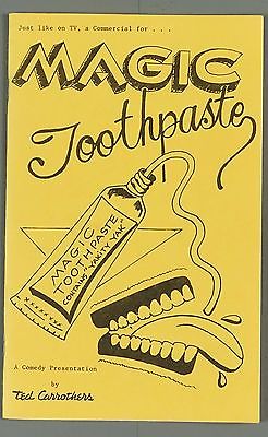 Magic Toothpaste by Ted Carrothers - Book