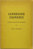 Cardboard Charades by Roy Walton - Book