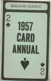 1957 Card Annual by Ireland Magic - Book