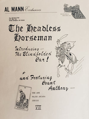 The Headless Horseman by Al Mann - Book