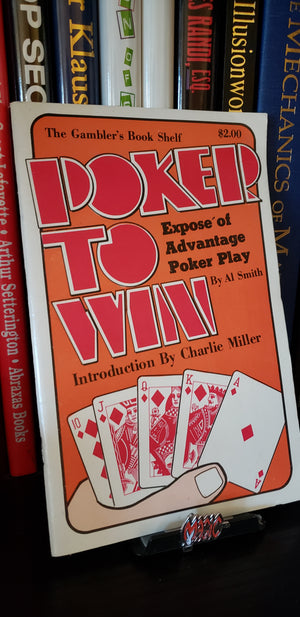 Poker to Win by Al Smith - Book
