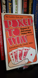 Poker to Win by Al Smith - Book