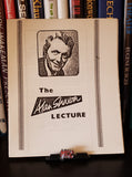 Alan Shaxon Lecture Notes - Book