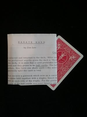 Karate Card-Trick