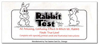 Rabbit Test by Martin Lewis-Trick