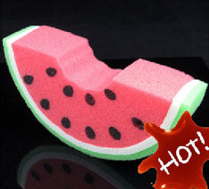 Sponge Watermelon Bite Out