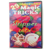 29 Unbelievable Magic Tricks With a Stripper Deck - DVD