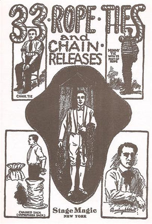 33 Rope Ties and Chain Releases by Burling Hull - Book