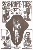 33 Rope Ties and Chain Releases by Burling Hull - Book