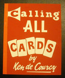 Calling all Cards by Ken De Courcy - Book