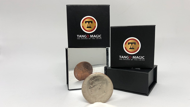 Copper Silver Coin (Half Dollar/English Penny) by Tango - Trick