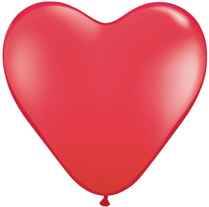 6 inch Hearts - Qualatex Sculpture Balloons (100 count) - Balloons