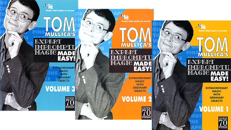 Tom Mullica's Expert Impromptu Magic Made Easy  Vols. 1-3 - DVD