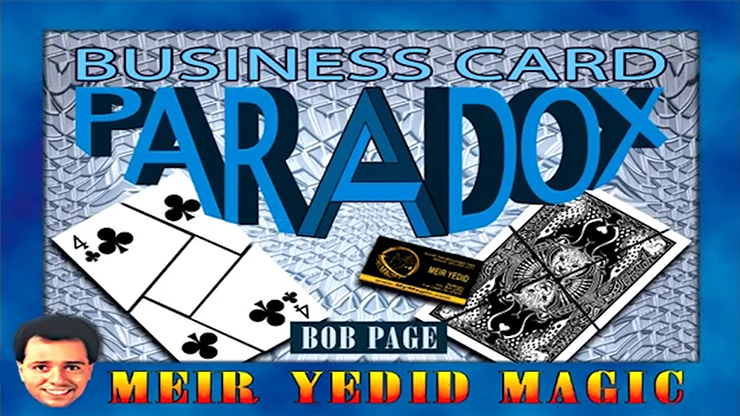 Business Card Paradox -Trick by Bob Page