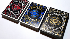 Bicycle Realms (Blue, Red, Black) Playing Cards by USPCC