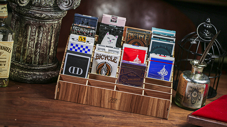 poker card display case Wooden (Large- 40 Decks) Playing Card Display by TCC