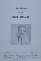 Higher Mentality by J. B. Bobo - Book